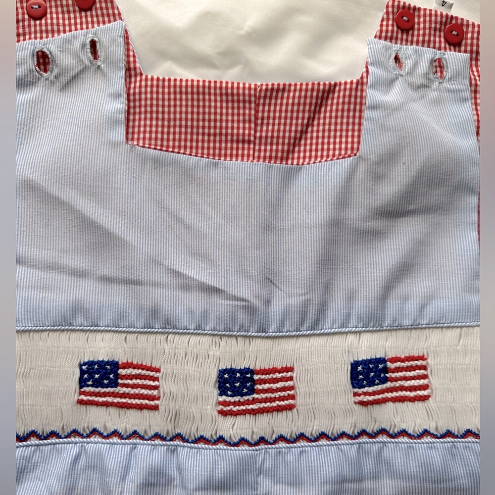 New (w/o tags) Long John REVERSEABLE Flags and Fish pattern 4T Boy